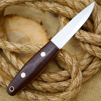 Woodsman: Stabilized Koa & Red Liners - Adventure Sworn Bushcraft Co.