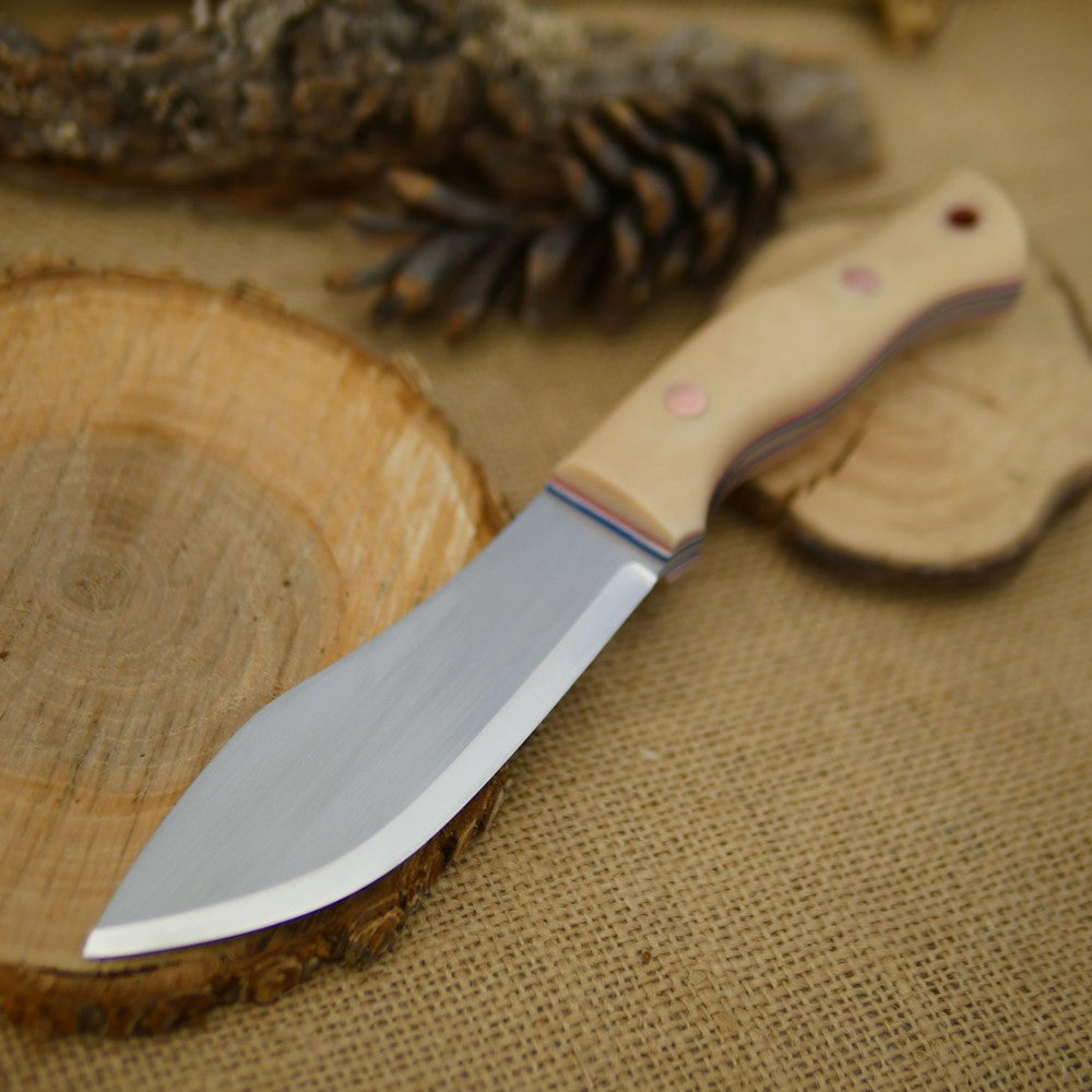 Guide: Bone Linen Micarta, Red, White, & Blue Liners - Adventure Sworn Bushcraft Co.