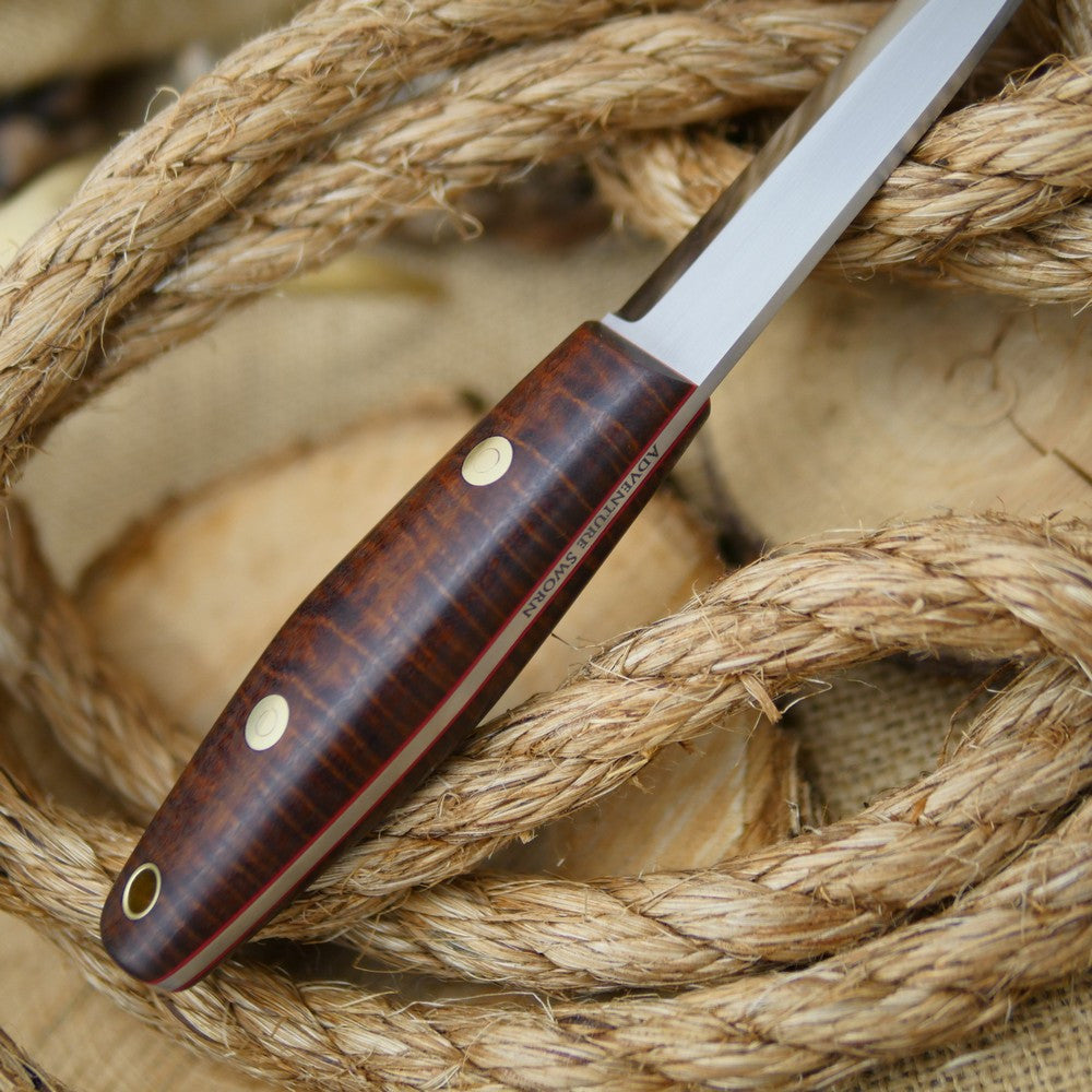 Woodsman: Stabilized Koa & Red Liners - Adventure Sworn Bushcraft Co.