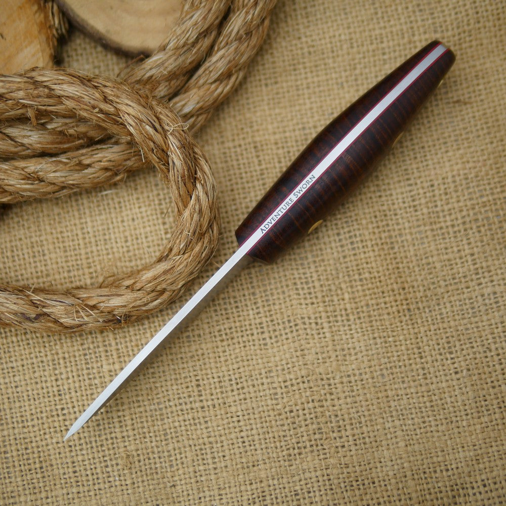 Woodsman: Stabilized Koa & Red Liners - Adventure Sworn Bushcraft Co.