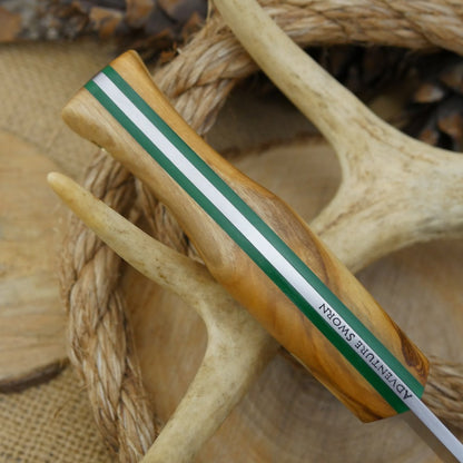 Huntsman: Olivewood & Thick Green - Adventure Sworn Bushcraft Co.