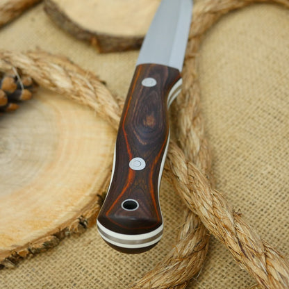 Mountaineer: Cocobolo & White G10