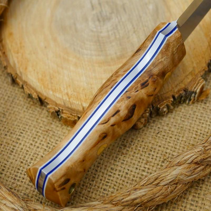 2NDS: Classic: Karelian Birch, White & Blue - Adventure Sworn Bushcraft Co.