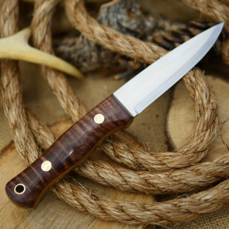 Classic: Brown Curly Maple & Natural Canvas - Adventure Sworn Bushcraft Co.