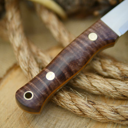 Classic: Brown Curly Maple & Natural Canvas - Adventure Sworn Bushcraft Co.