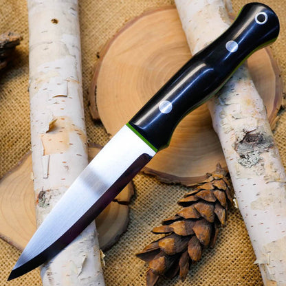 Mountaineer: Black Richlite & Toxic Green G10