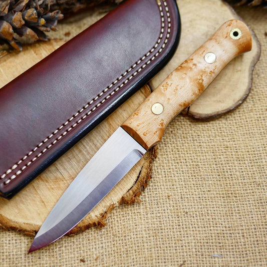 Classic 002: Stabilized Birdseye Maple - Adventure Sworn Bushcraft Co.