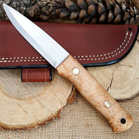 Classic 011: Stabilized Birdseye Maple - Adventure Sworn Bushcraft Co.