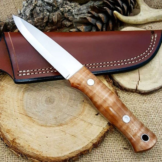 Classic 015: Stabilized Curly Maple - Adventure Sworn Bushcraft Co.