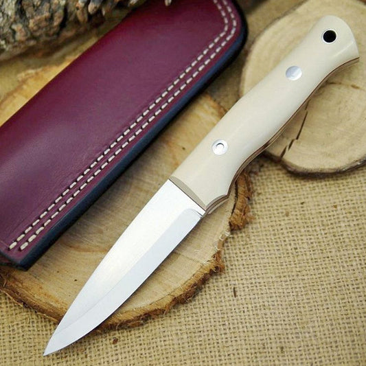 Classic 016: Ivory Paper Micarta - Adventure Sworn Bushcraft Co.