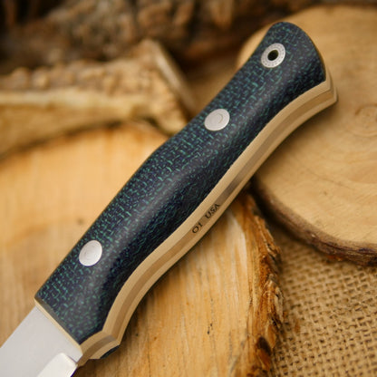 Classic: Navy Blue Burlap & Ivory - Adventure Sworn Bushcraft Co.