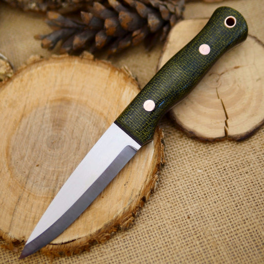 Mountaineer: Evergreen Burlap & Leather