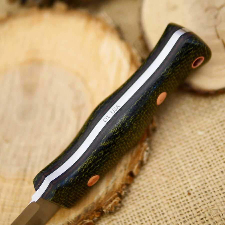 Mountaineer: Evergreen Burlap & Leather